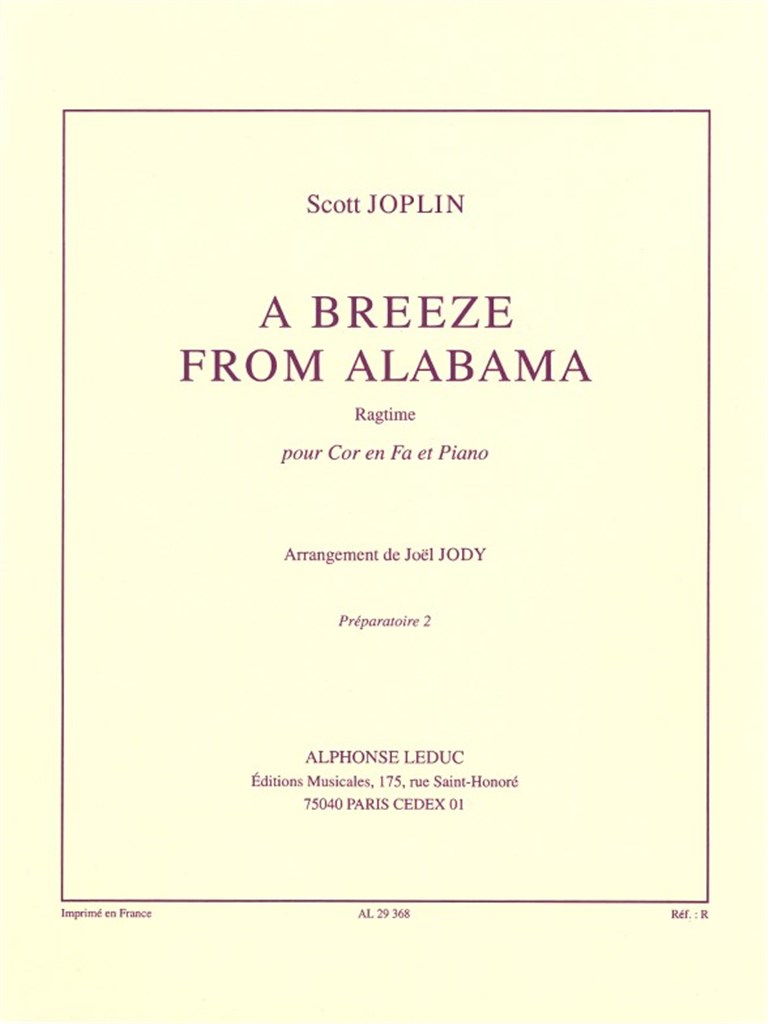 Scott Joplin: a Breeze from Alabama